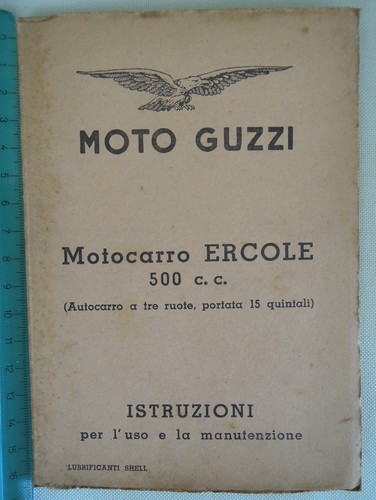 Moto guzzi motocarro ercole - moto,
