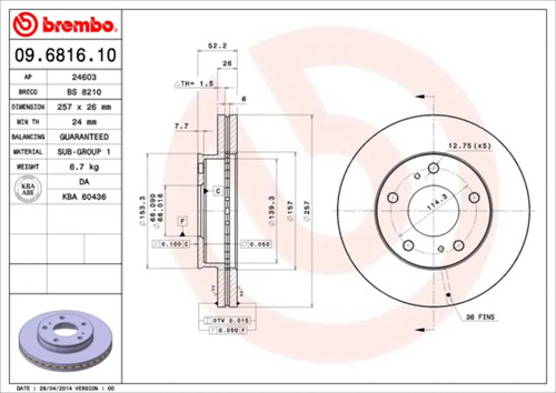 Set freni disco brembo - freni, a