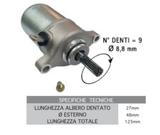 MOTORINO D'AVVIAMENTO YAMAHA