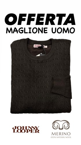 Maglione uomo girocollo - maglione,