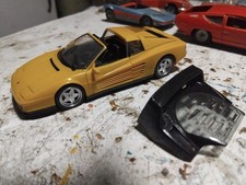 1:43 Herpa Ferrari Testarossa Spyder con difetti e cofano ricambio F40