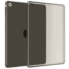 Trasparente Silicone Custodie Gomma Caso per Apple iPad Mini 1/2/3 in Nero