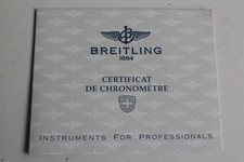BREITLING Certificat