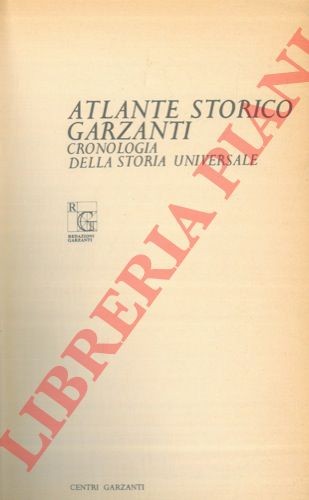 Atlante storico garzanti - atlante,