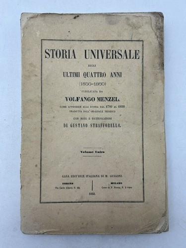 Storia universale degli ultimi