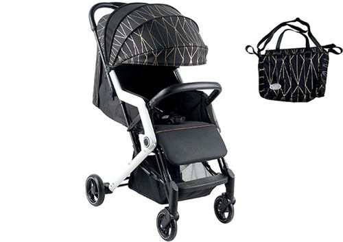 Passeggino capri oro nero - passeggino,