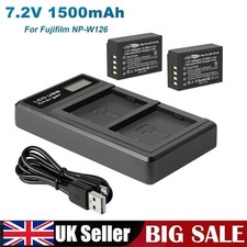 2x Batteria NP-W126 NP-W126S +