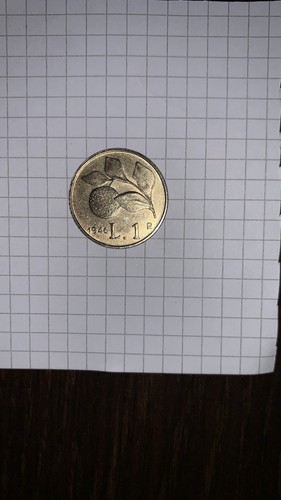 Moneta lira italiana del - moneta,