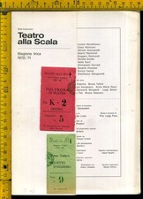 Teatro alla Scala Locandina