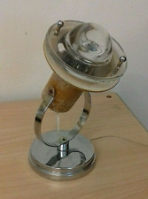 LAMPADA TAVOLO ANTICA IN OTTONE REGOLABILE LENTE INGRANDIMENTO / OLD TABLE LAMP