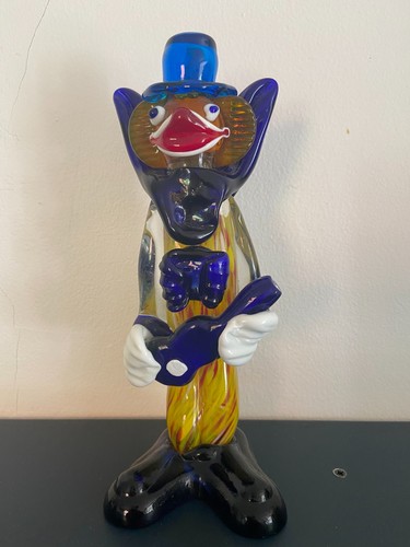 Clown vetro statuina - in,