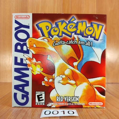 Minty box cib pokemon rosso - cib,