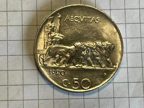 Centesimi leoni 1920 - centesimi,