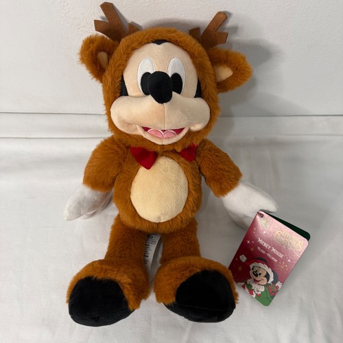 Peluche renna topolino natale - peluche,