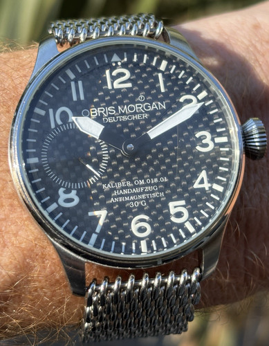 Orologio pilota carica manuale