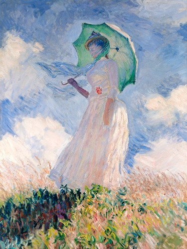 Quadro claude monet donna con - quadro,