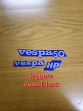 Set Tre targhette vespa 50 Hp