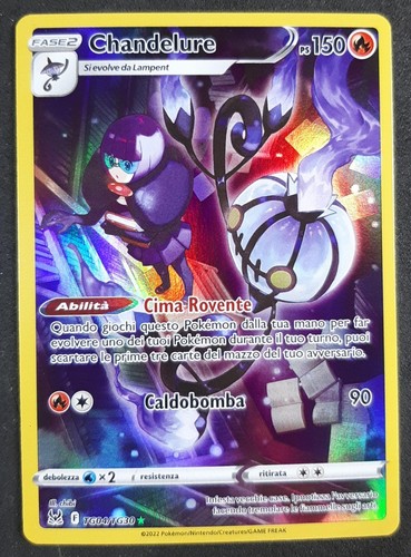 Chandelure tg04 tg30 rara holo - chandelure,