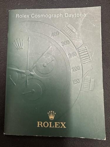 Libretto rolex daytona 116520 - rolex,