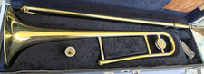 Vintage Trombone Yellow Brass