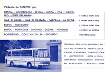 Firenze F.lli Lazzi servizio merci bagagli Autobus F. Grande non spedita