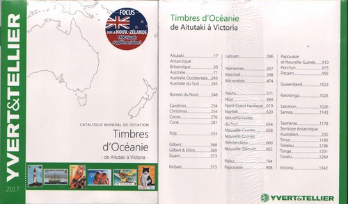 Catalogo sellos oceania yvert - catalogo,