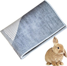 PINVNBY Tappetino Lettiera per Coniglio,31,5X19,69X0,25 Pollici Lavabile Conigliera
