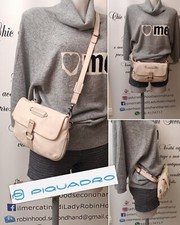 PIQUADRO BORSETTA BORSELLO TRACOLLA TRASFORMABILE IN MARSUPIO PELLEAVORIO UNISEX