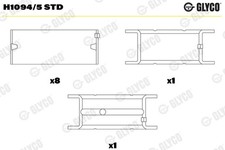 Cuscinetto albero motore Glyco