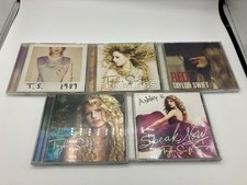 Taylor Swift CD Lot Used - Speak Now, Fearless, Self-Titled, 1989, Red