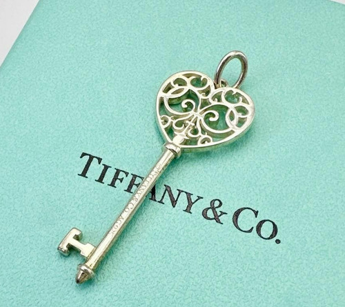 Ciondolo chiave cuore tiffany - chiave,