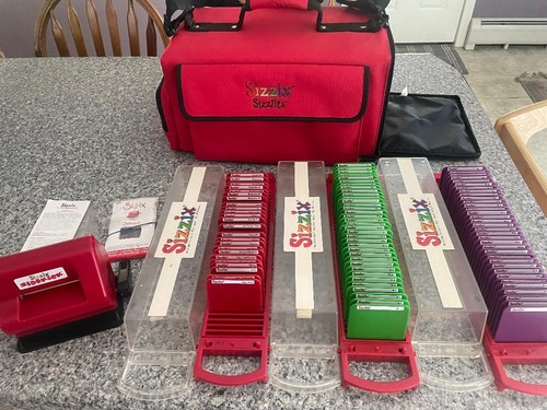 Red sizzix sizzlits die - red,