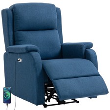 Homcom poltrona reclinabile - poltrona,