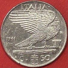 Moneta 50 Centesimi 1941