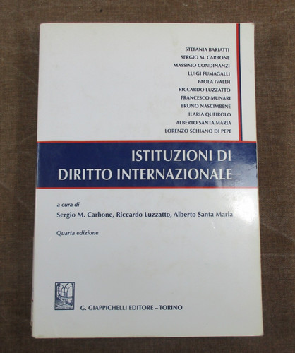 Istituzioni diritto - di,
