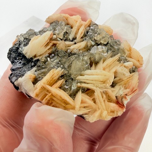 Cerussite fluorescente galena - fluorescente,