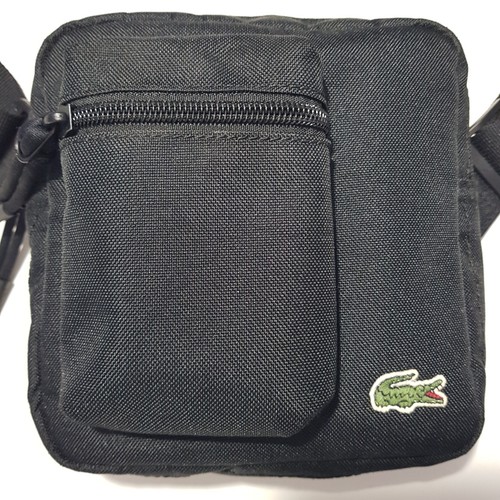 Sacoche noire lacoste - sacoche,