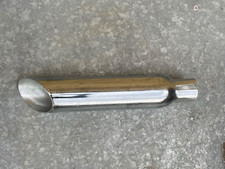 TERMINALE SCARICO UNIVERSALE Chrome Slant Slice 18" , Fits 2-1/4" 3-1/2"