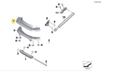 Bmw Rinforzo Sella BMW C400 GT X 2019 oem 52538558622