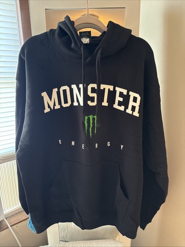 Felpa con cappuccio monster - con,