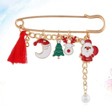  3 pezzi Spilla di Natale
