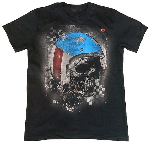 Biker skull usa evel casco - skull,
