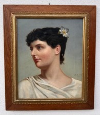Dipinto Antico Olio su tela