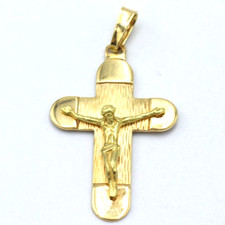 Croce in oro massiccio 18K
