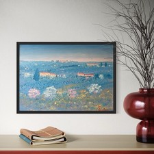 Fantoni Fosco - Olio Su Tavola - Paesaggio Toscano - Arte - Modernariato - Live