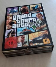 Bundle Grand Theft Auto V GTA 5 PC con scheda di lotto Santos box da collezione 