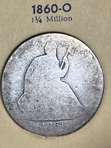 Mezzo dollaro seduto 1861-O