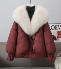 Piumino Vino Rosso Con Collo