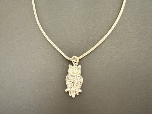 Gufo argento con - in,