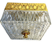 Vintage crystal ceiling - , lamp